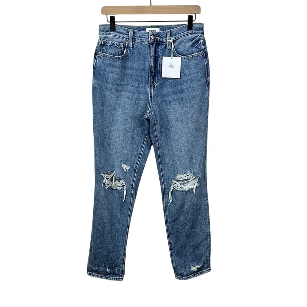 Pistola Presley High Waist Relaxed Jeans Los Feliz NWT Size 28 Distressed